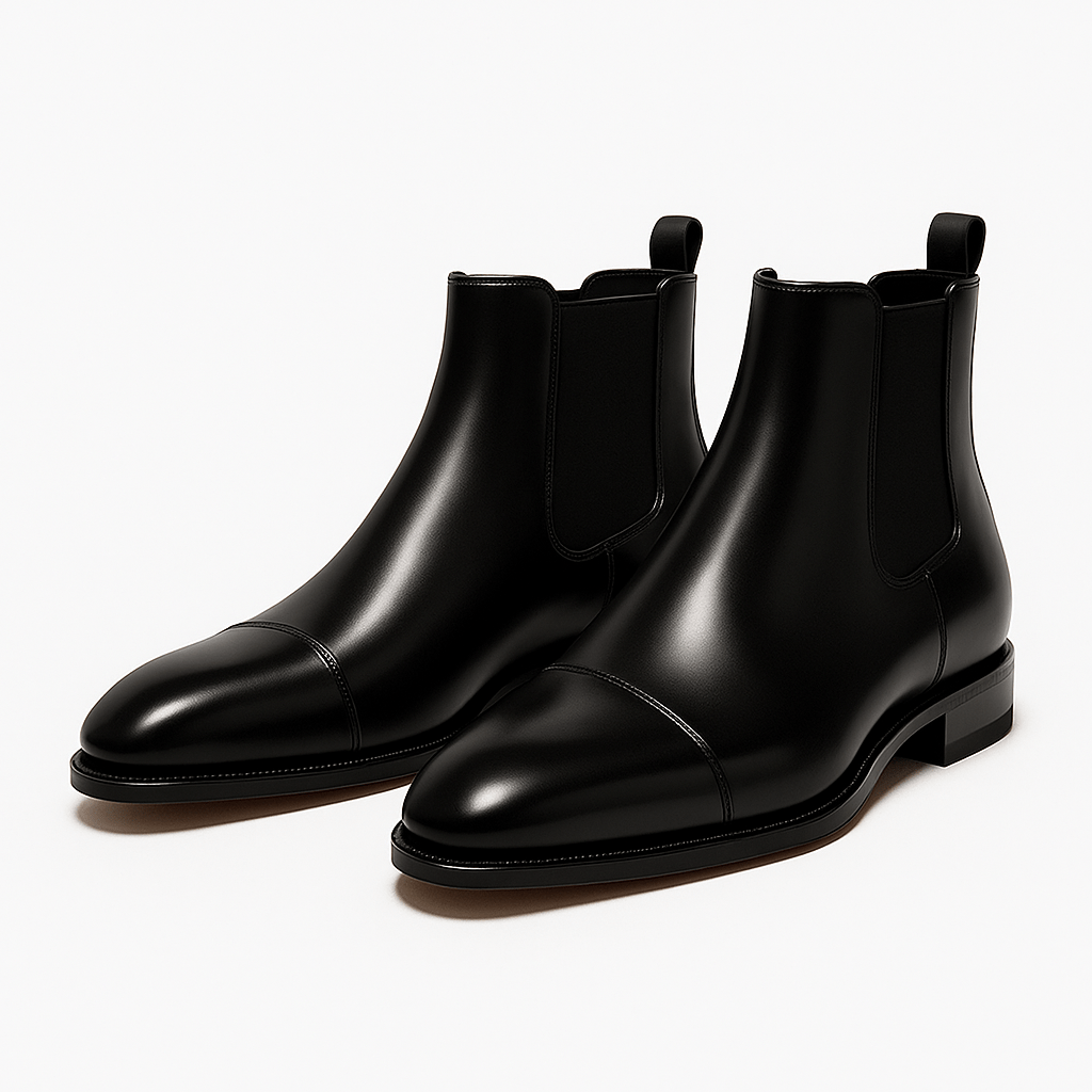 Luminovi | Genuine Leather Chelsea Boots