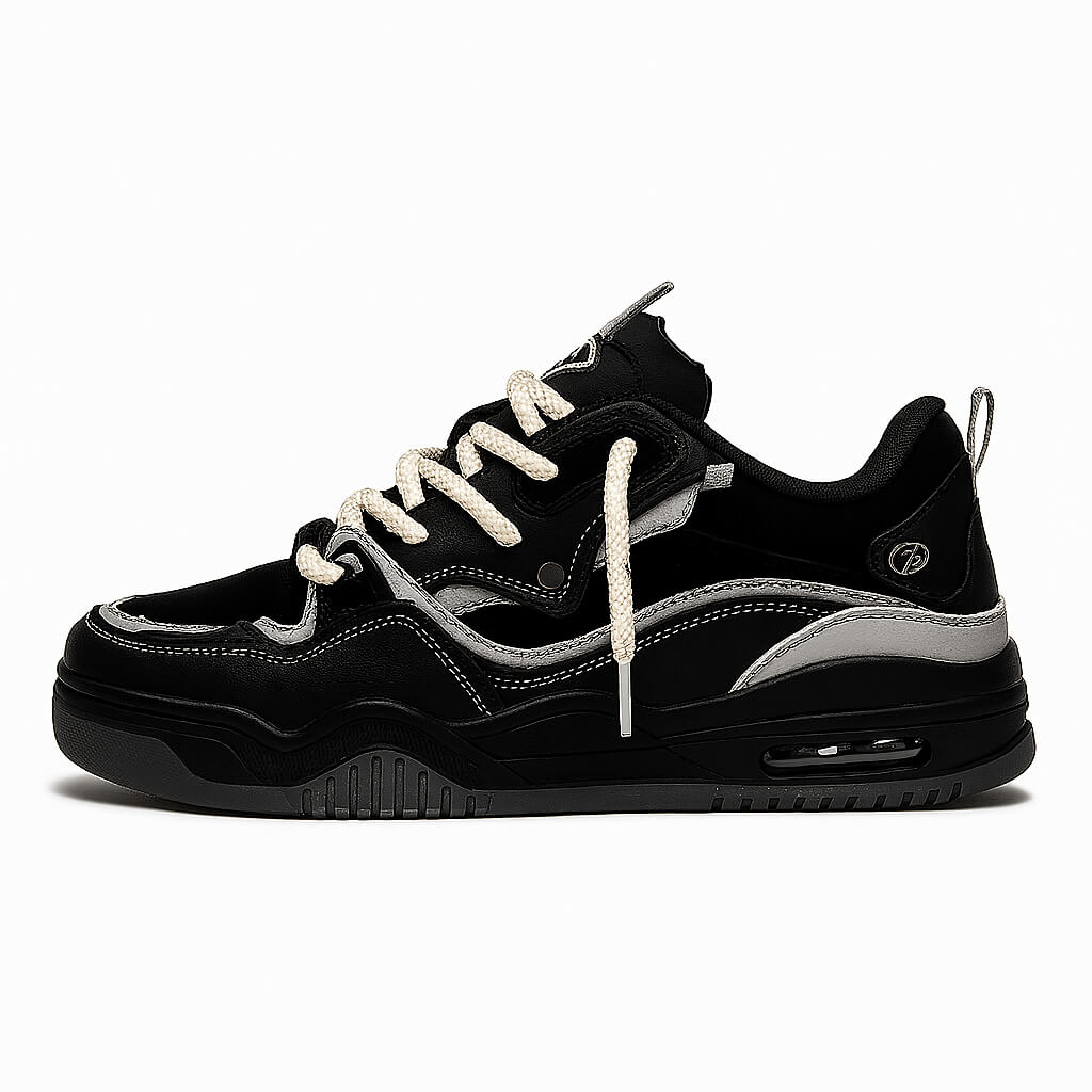 Luminovi | Geometric Panel Sport Sneakers