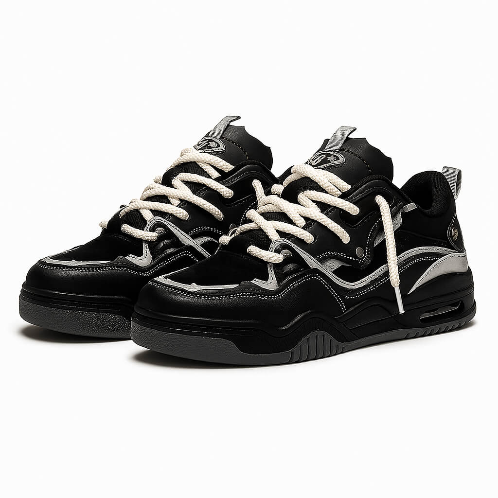 Luminovi | Geometric Panel Sport Sneakers