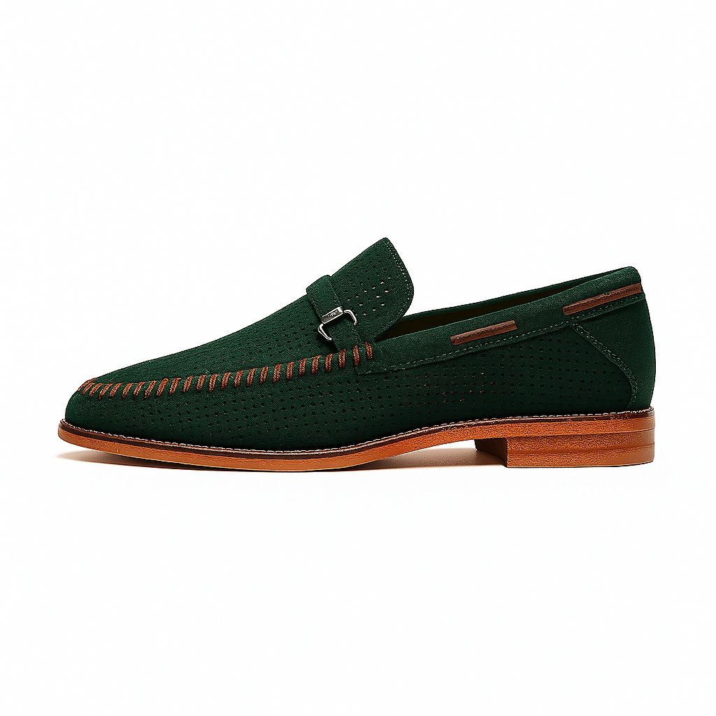 Luminovi | Hollow Suede Moccasins