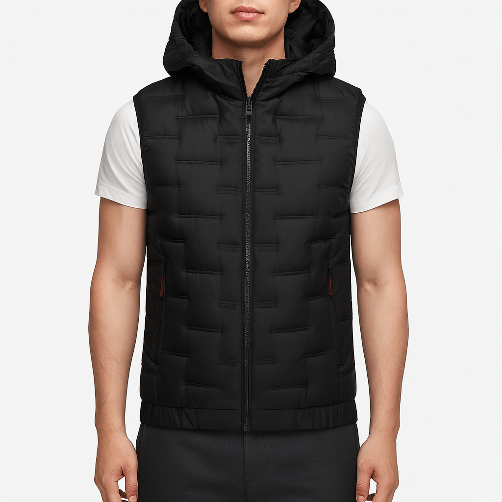 Luminovi | Hooded Puffer Vest-Vest