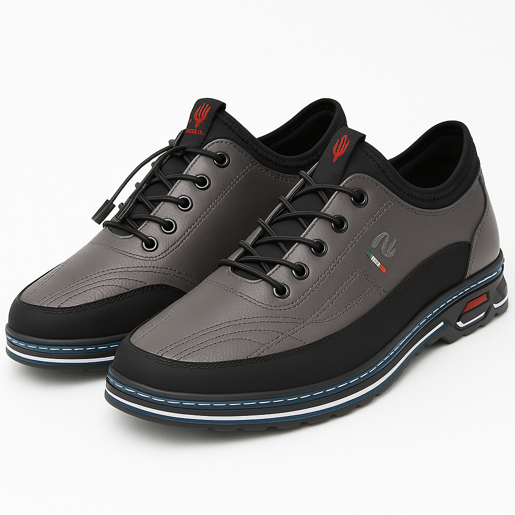 Luminovi | Leather Low-Top Sneakers-