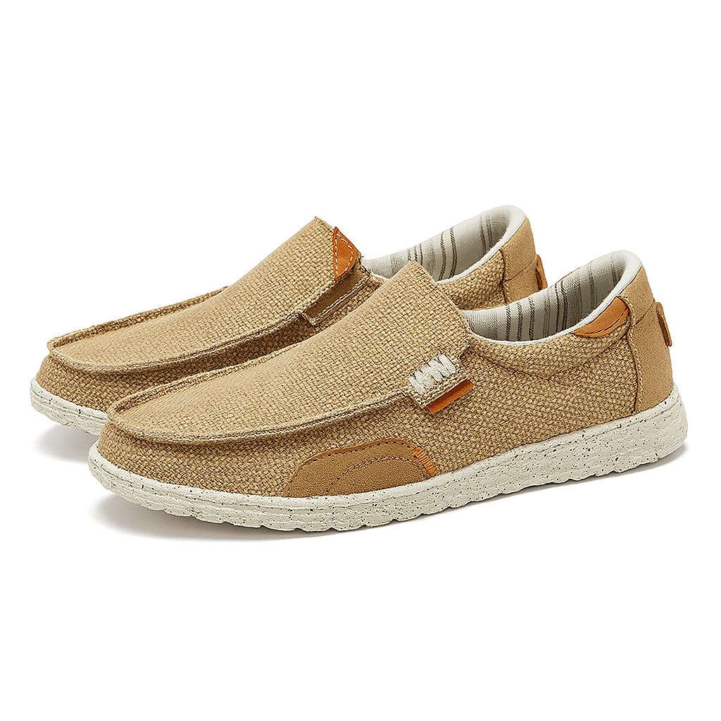 Luminovi | Lightweight Canvas Slip-On Loafers