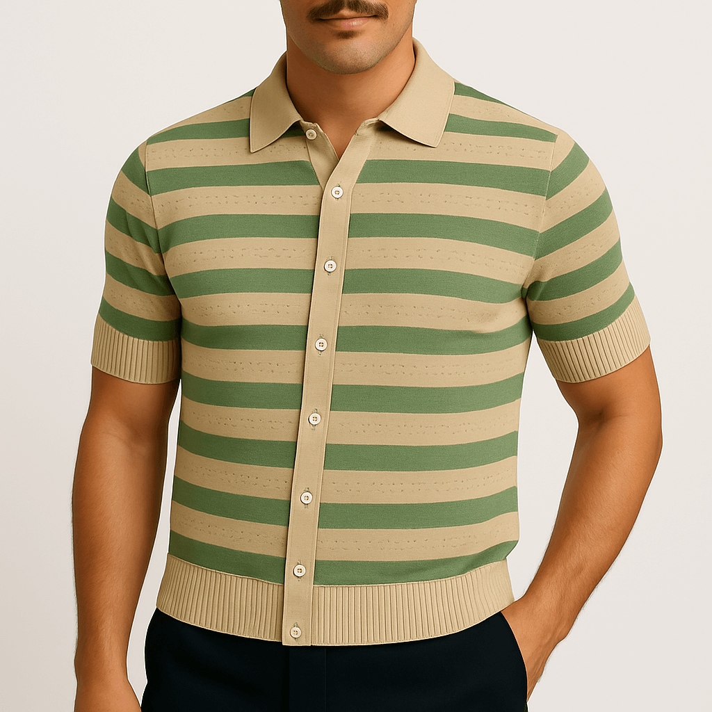 Luminovi | Linen Polo Shirt