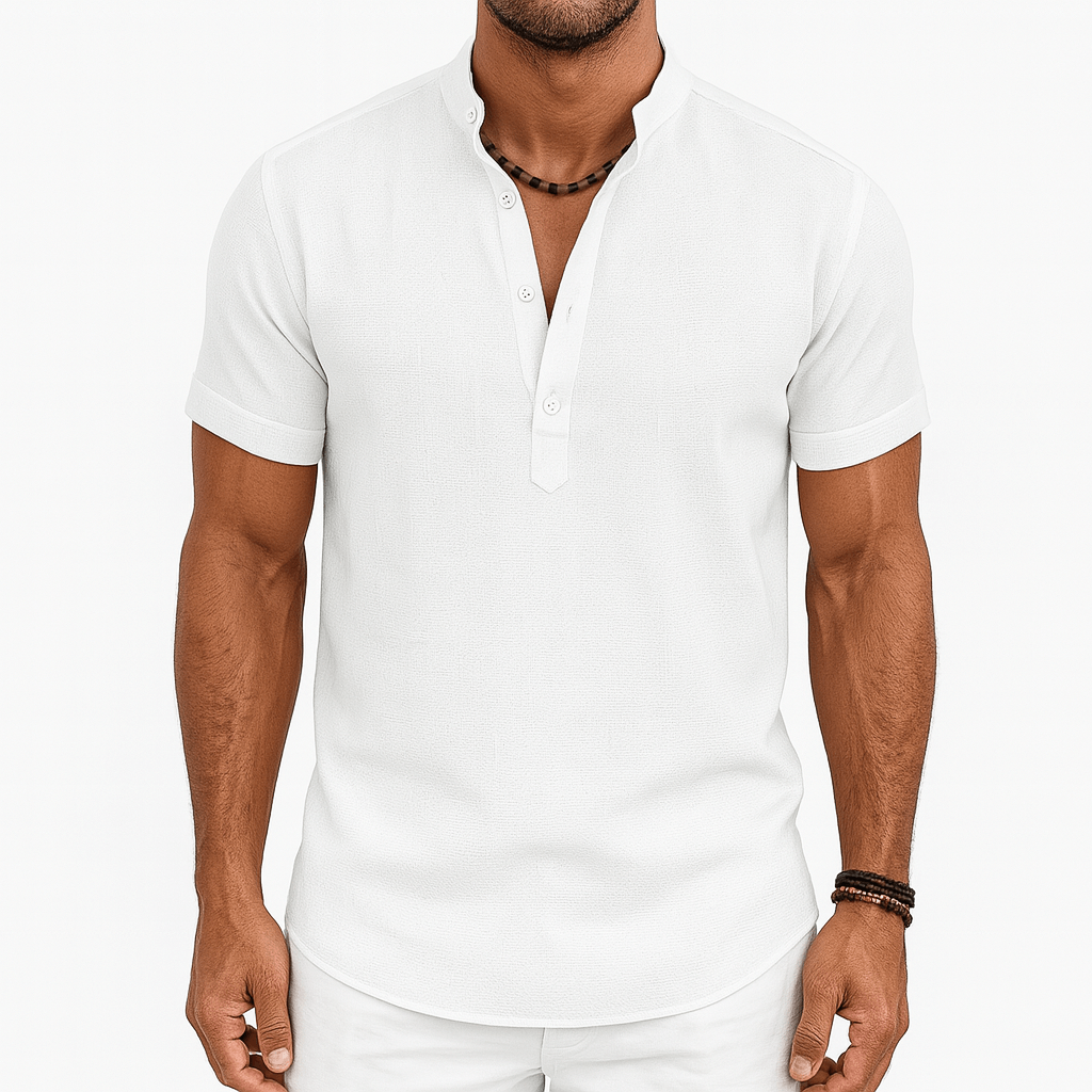 Luminovi | Linen Short Sleeve Shirt