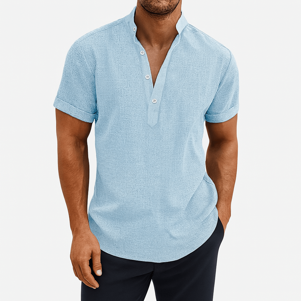 Luminovi | Linen Short Sleeve Shirt