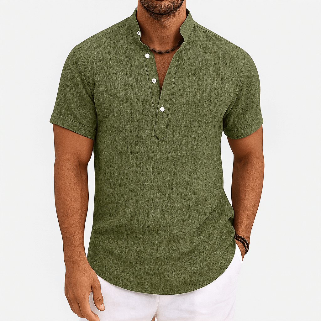 Luminovi | Linen Short Sleeve Shirt