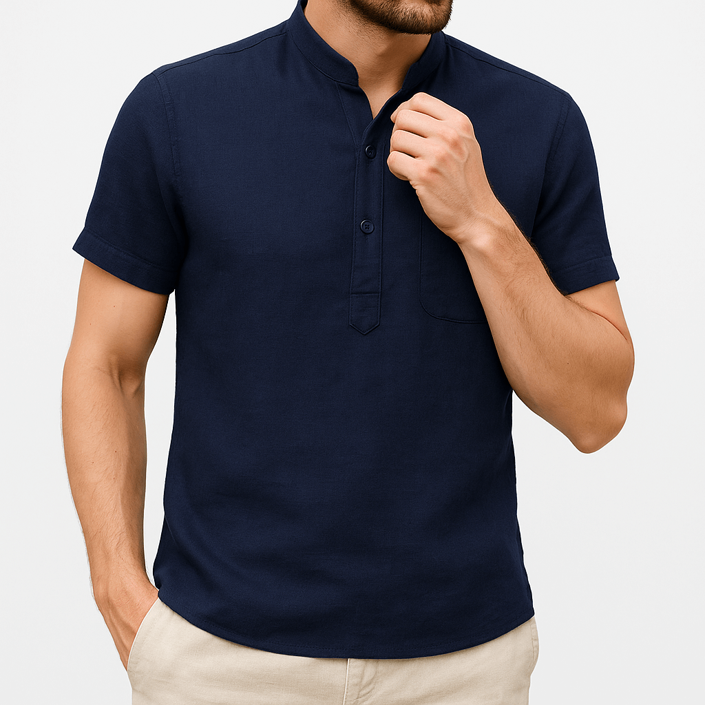 Luminovi | Linen Short Sleeve Shirt