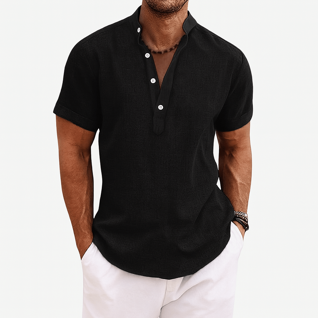 Luminovi | Linen Short Sleeve Shirt