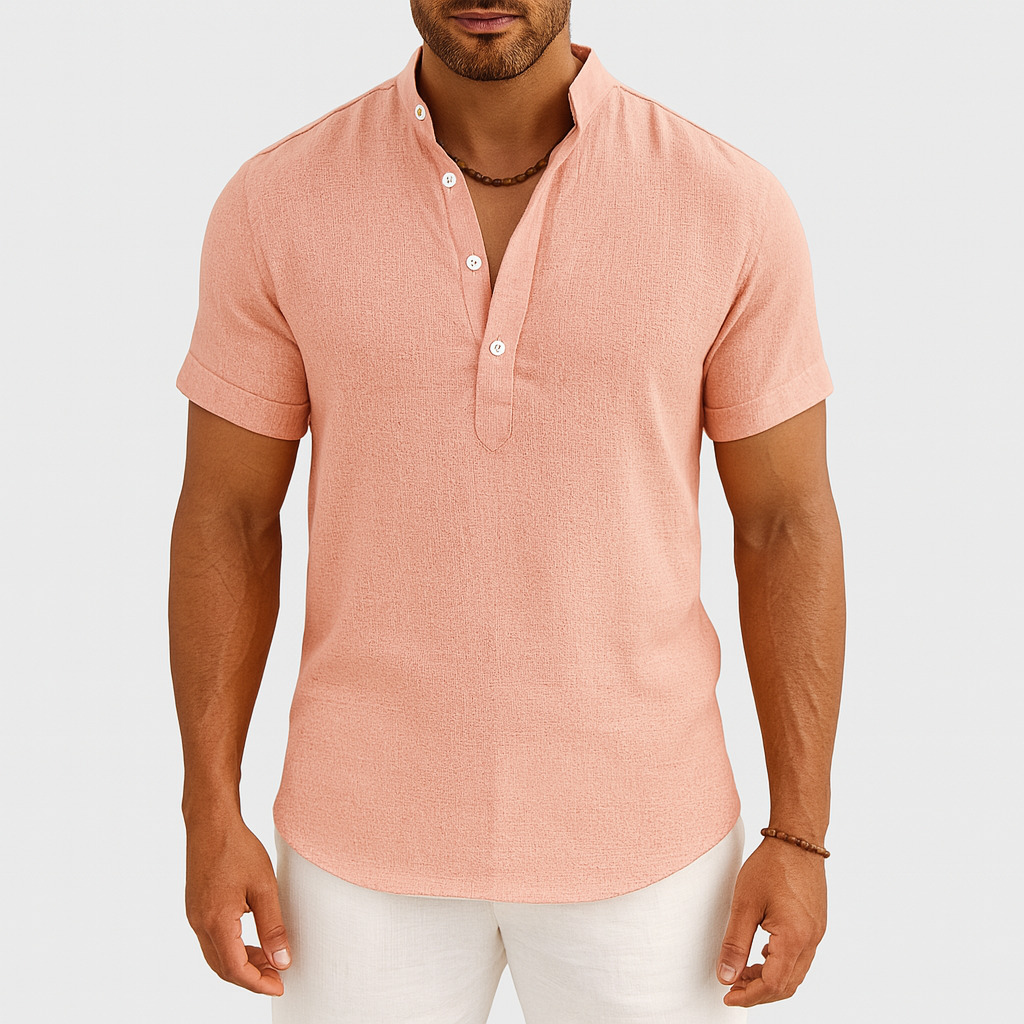 Luminovi | Linen Short Sleeve Shirt