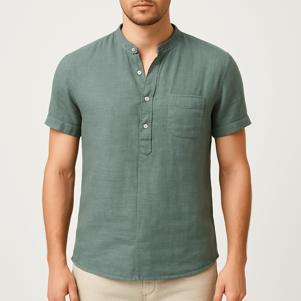 Luminovi | Linen Short Sleeve Shirt