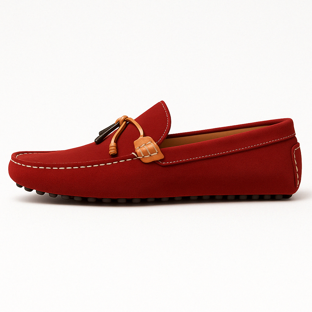 Luminovi | Low-Profile Suede Loafers