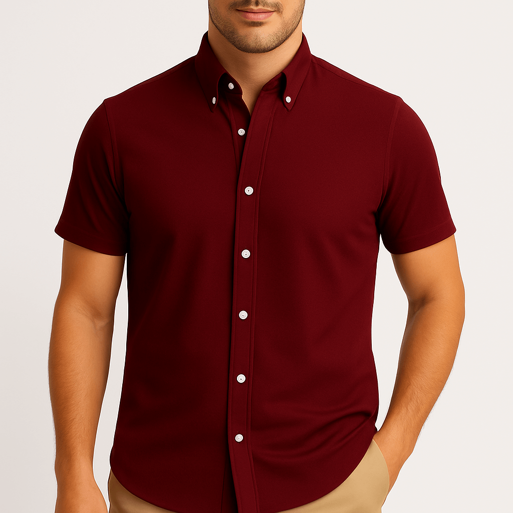 Luminovi | Mandarin Collar Shirt