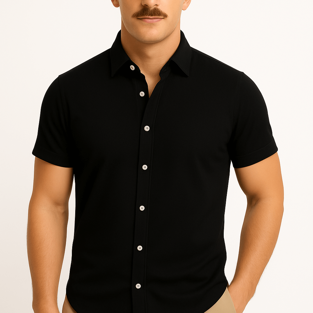 Luminovi | Mandarin Collar Shirt