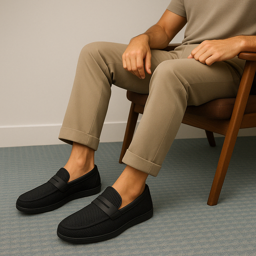 Luminovi | Mesh Comfort Loafers