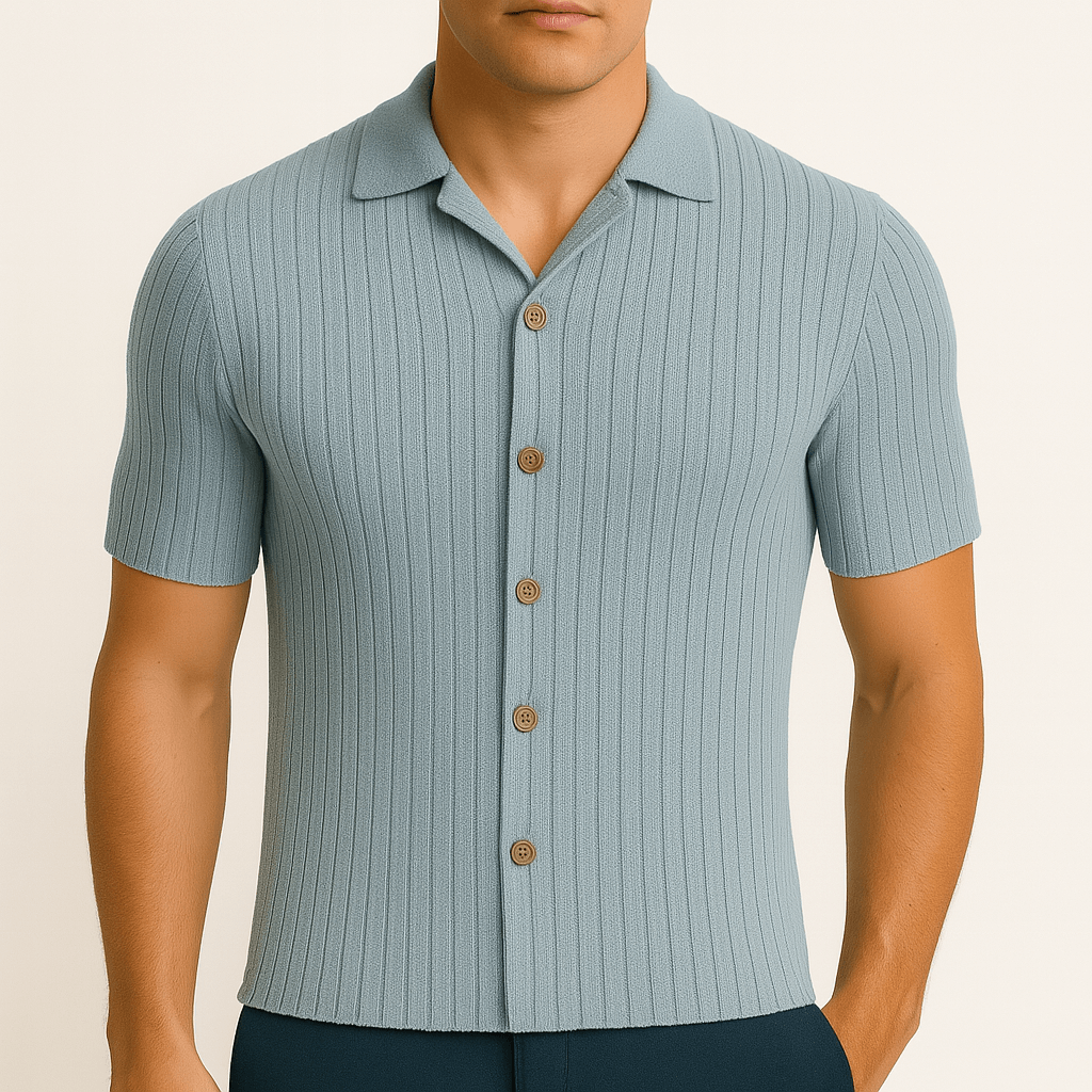 Luminovi | Mesh Knit Shirt