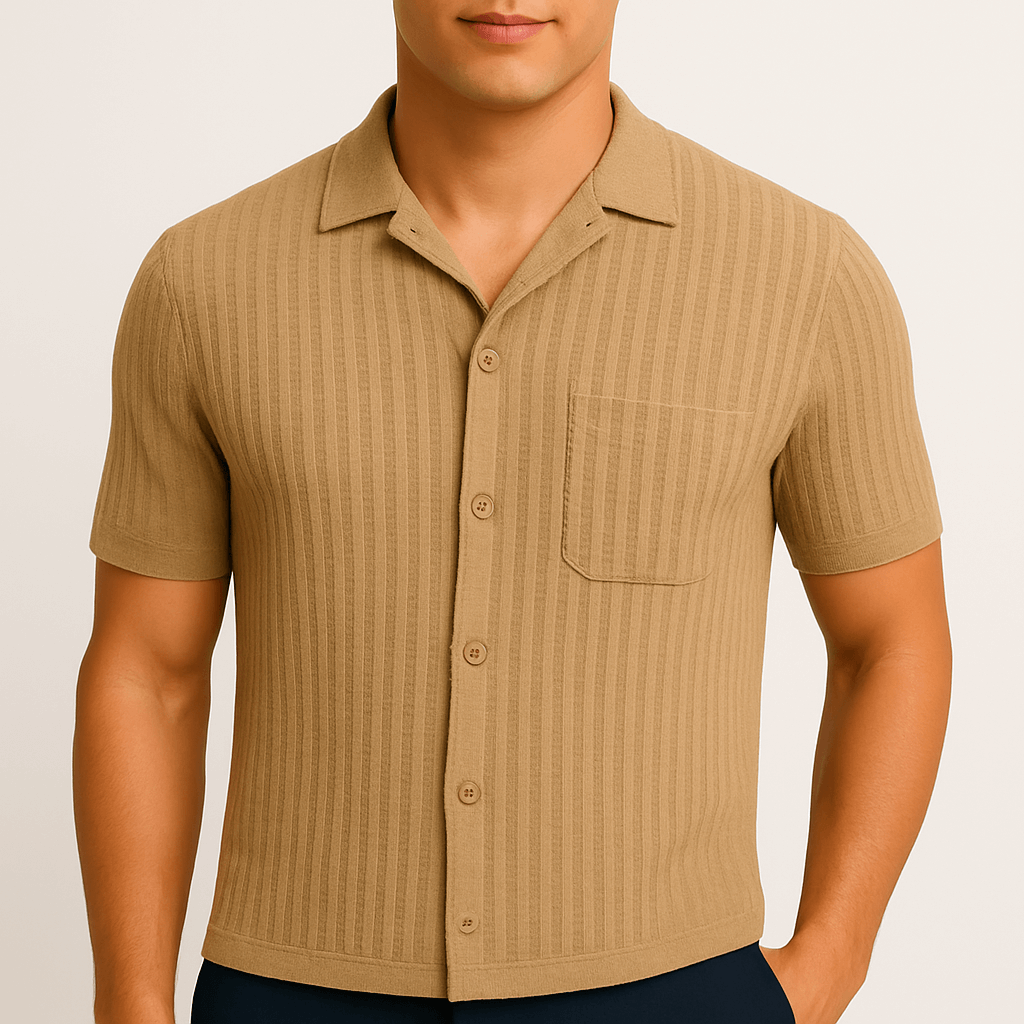 Luminovi | Mesh Knit Shirt