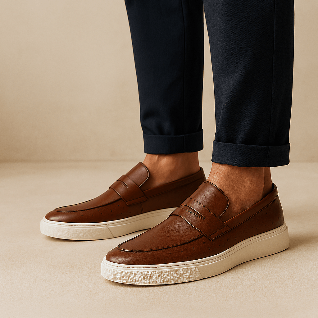 Luminovi | Penny Strap Loafers