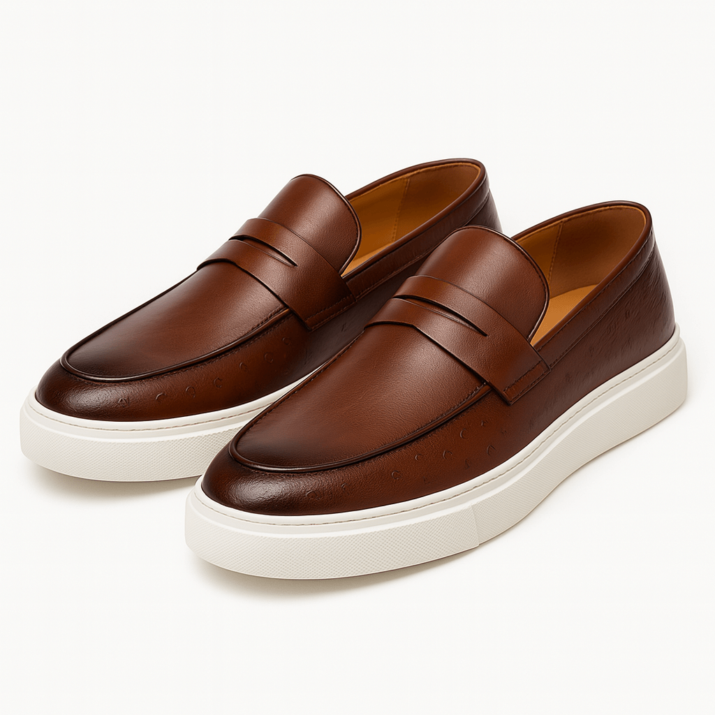 Luminovi | Penny Strap Loafers