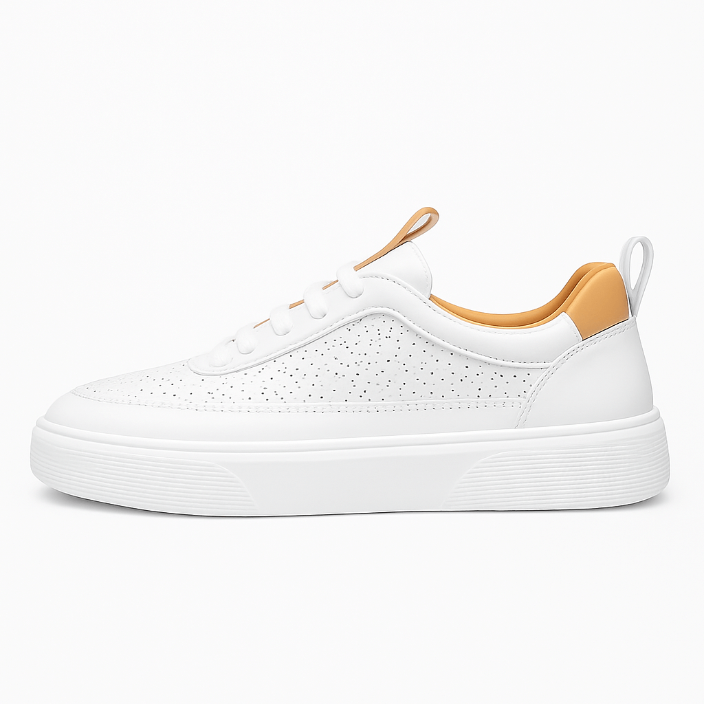 Luminovi | Perforated Leather Sneakers