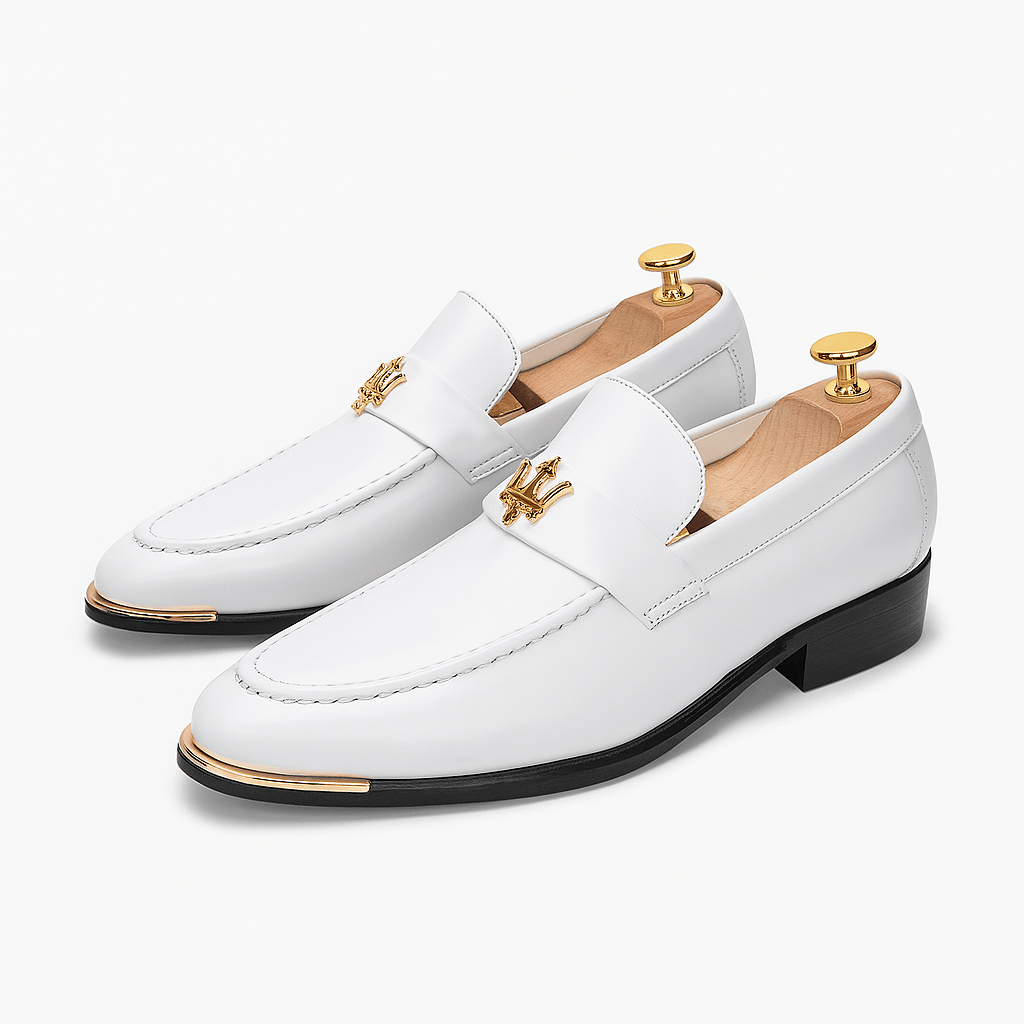 Luminovi | Pointed Slip-On Loafers