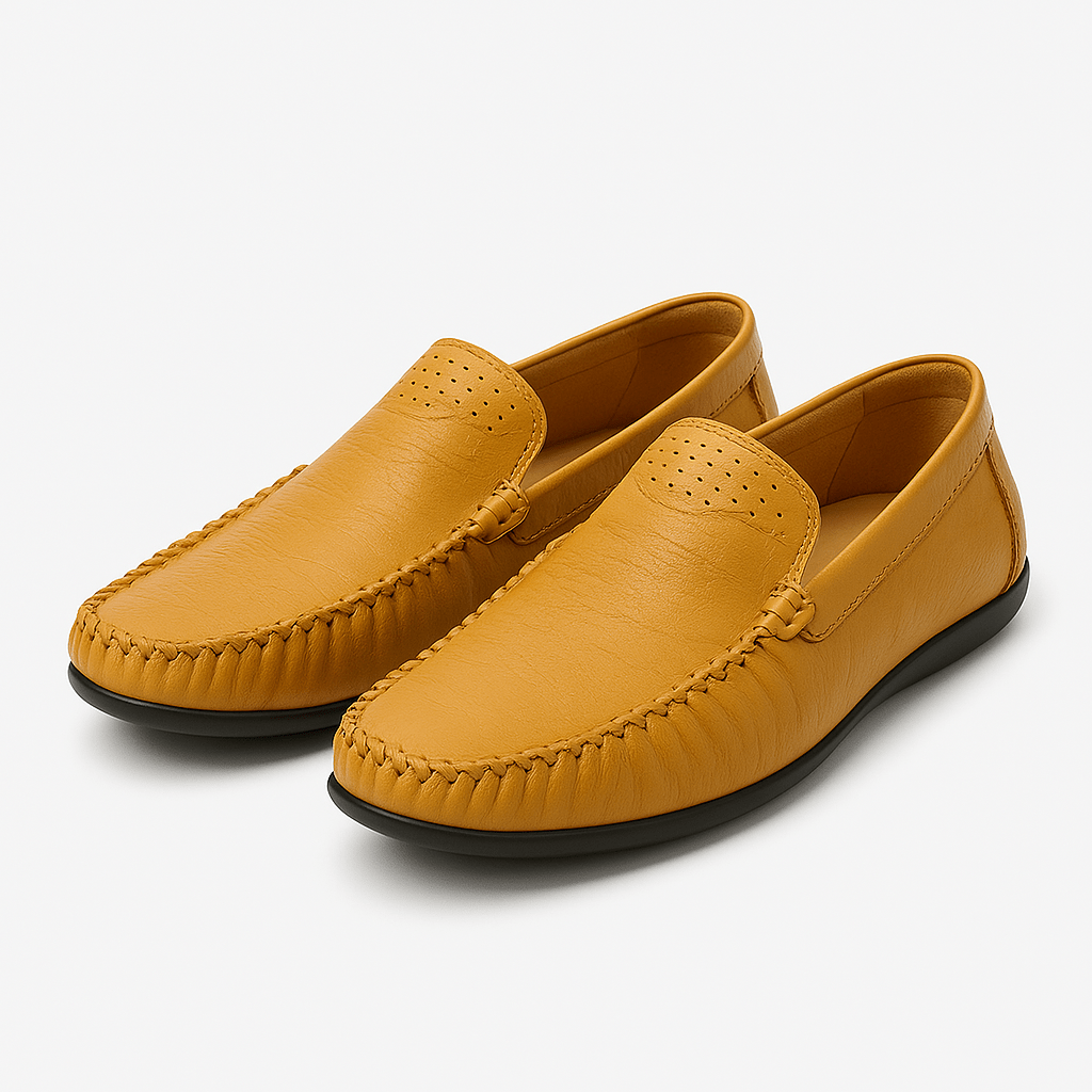 Luminovi | Polished Leather Formal Loafers