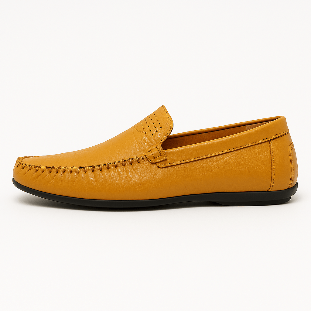 Luminovi | Polished Leather Formal Loafers