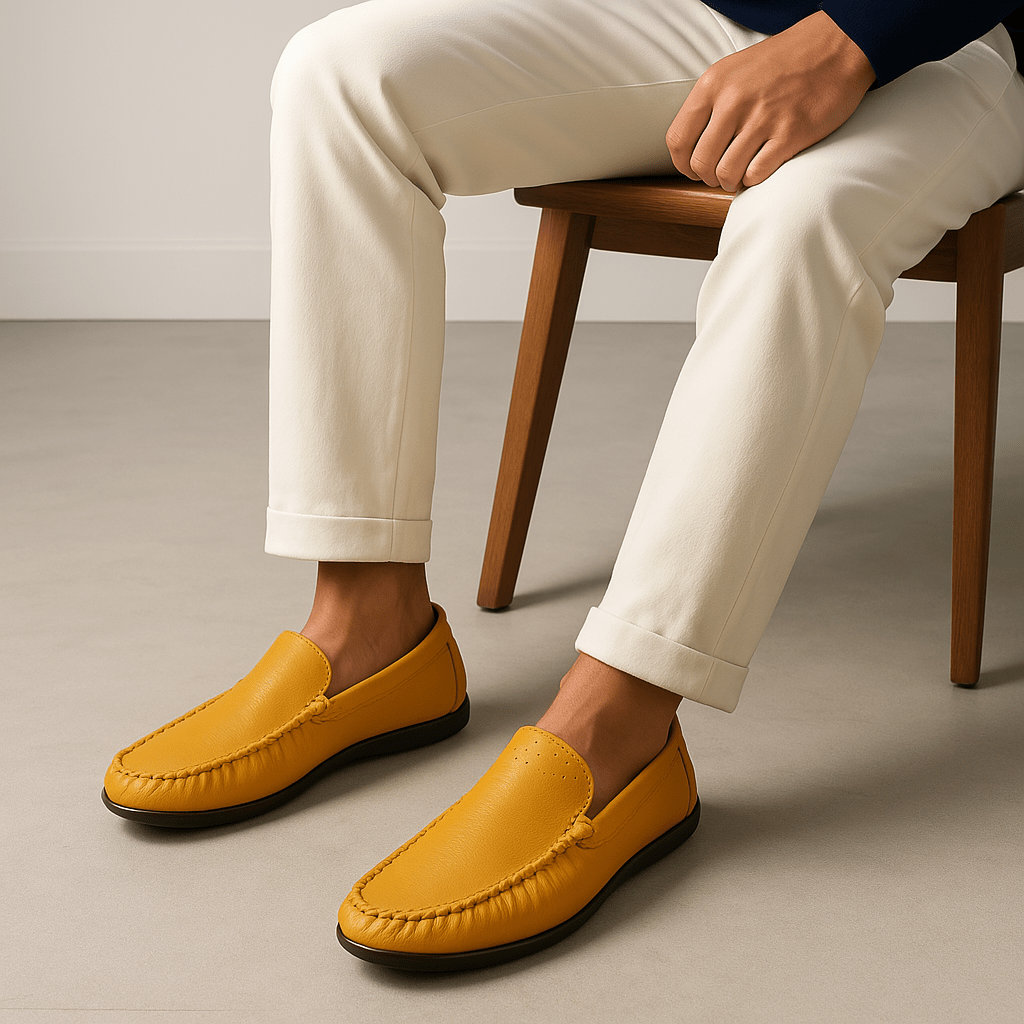 Luminovi | Polished Leather Formal Loafers