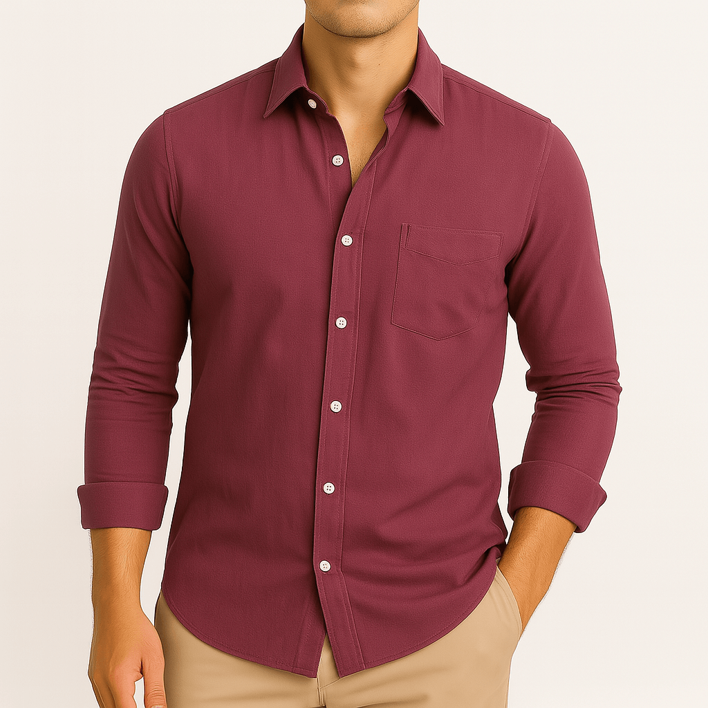 Luminovi | Premium Cotton Linen Shirt-Shirt
