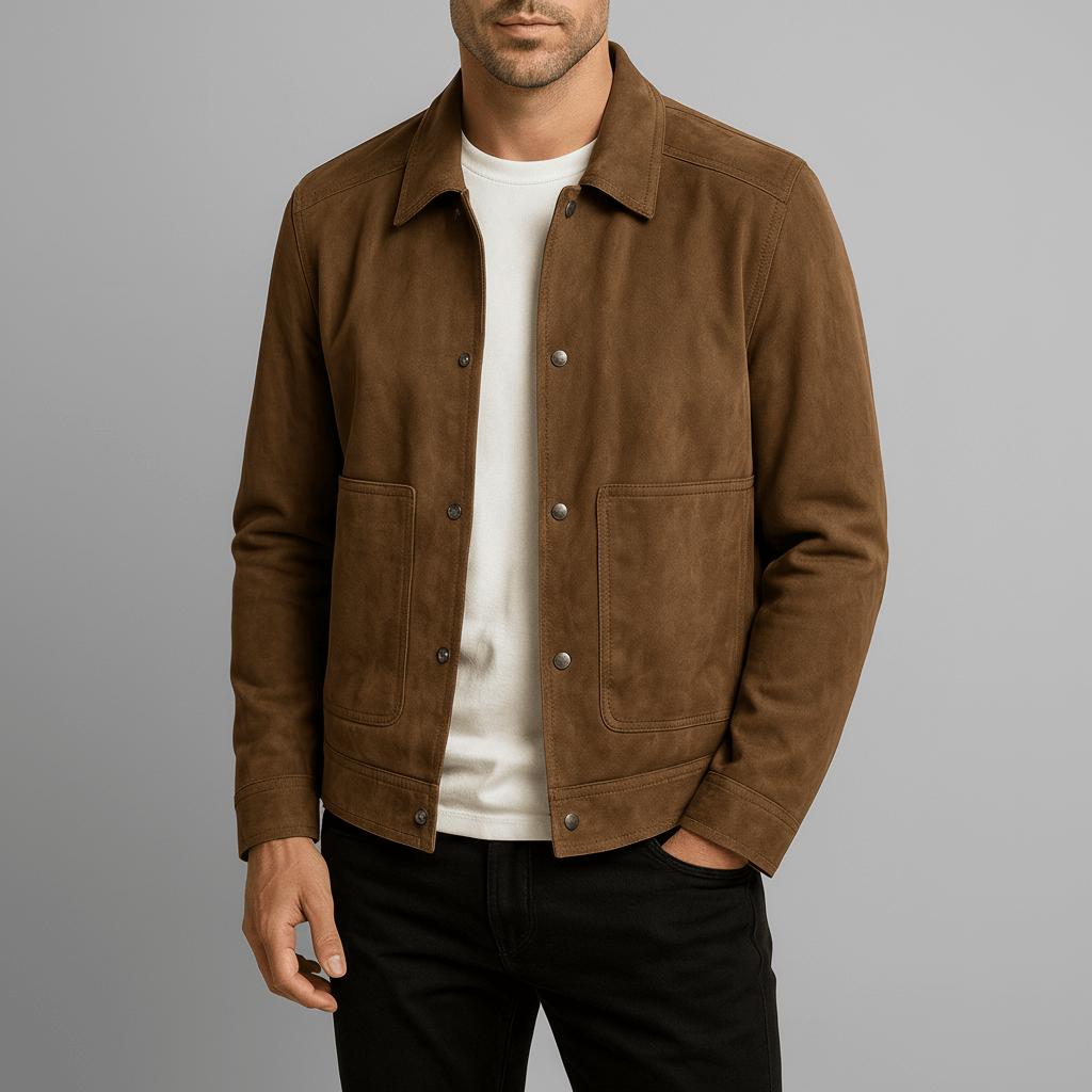 Luminovi | Premium Suede Jacket-Jacket
