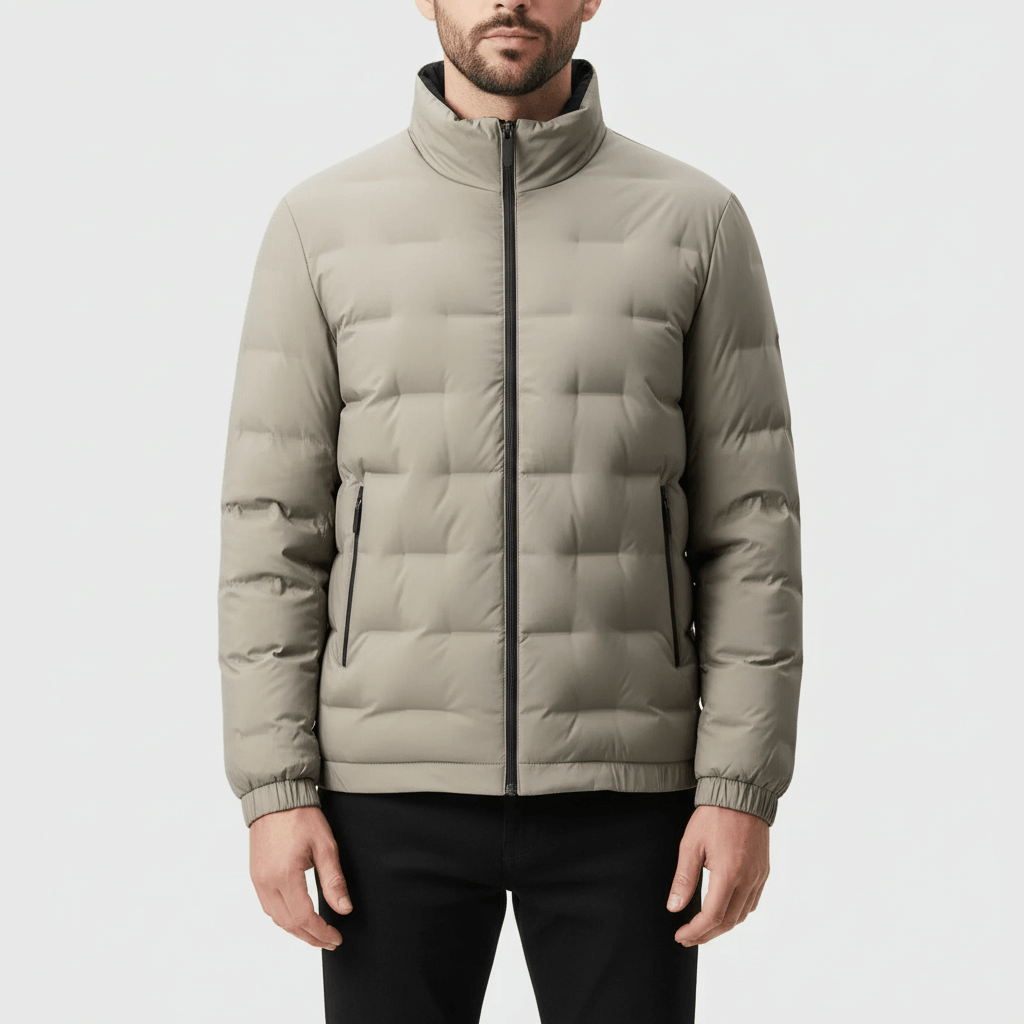 Luminovi | Quilted Down Jacket-Jacket