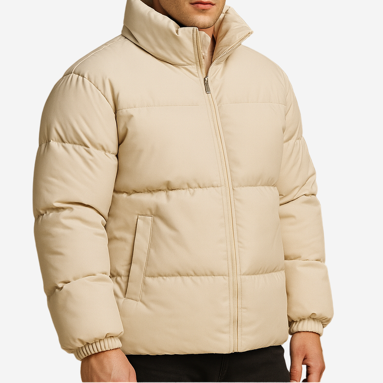 Luminovi | Quilted Puffer Jacket-Jacket