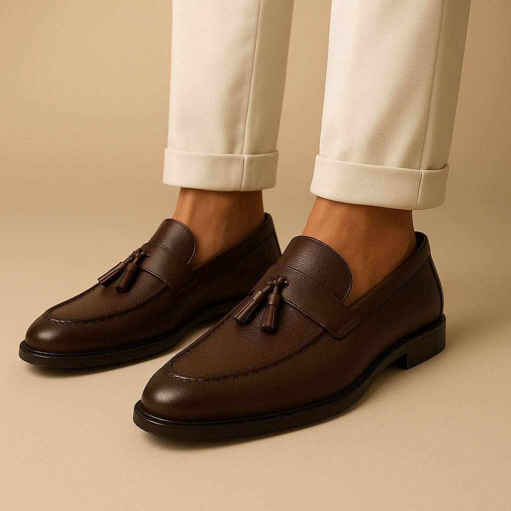 Luminovi | Relaxed Leather Loafers