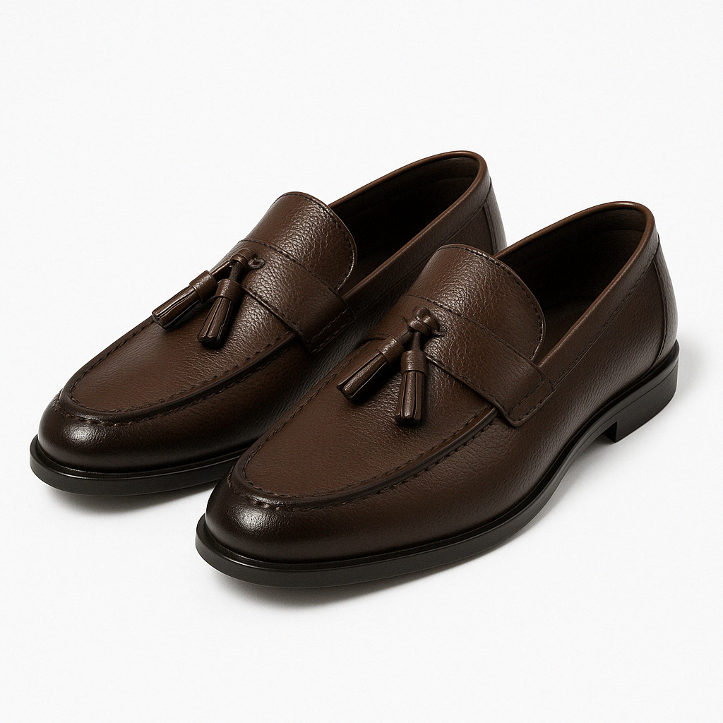 Luminovi | Relaxed Leather Loafers
