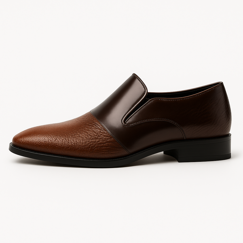 Luminovi | Sharp Leather Loafers