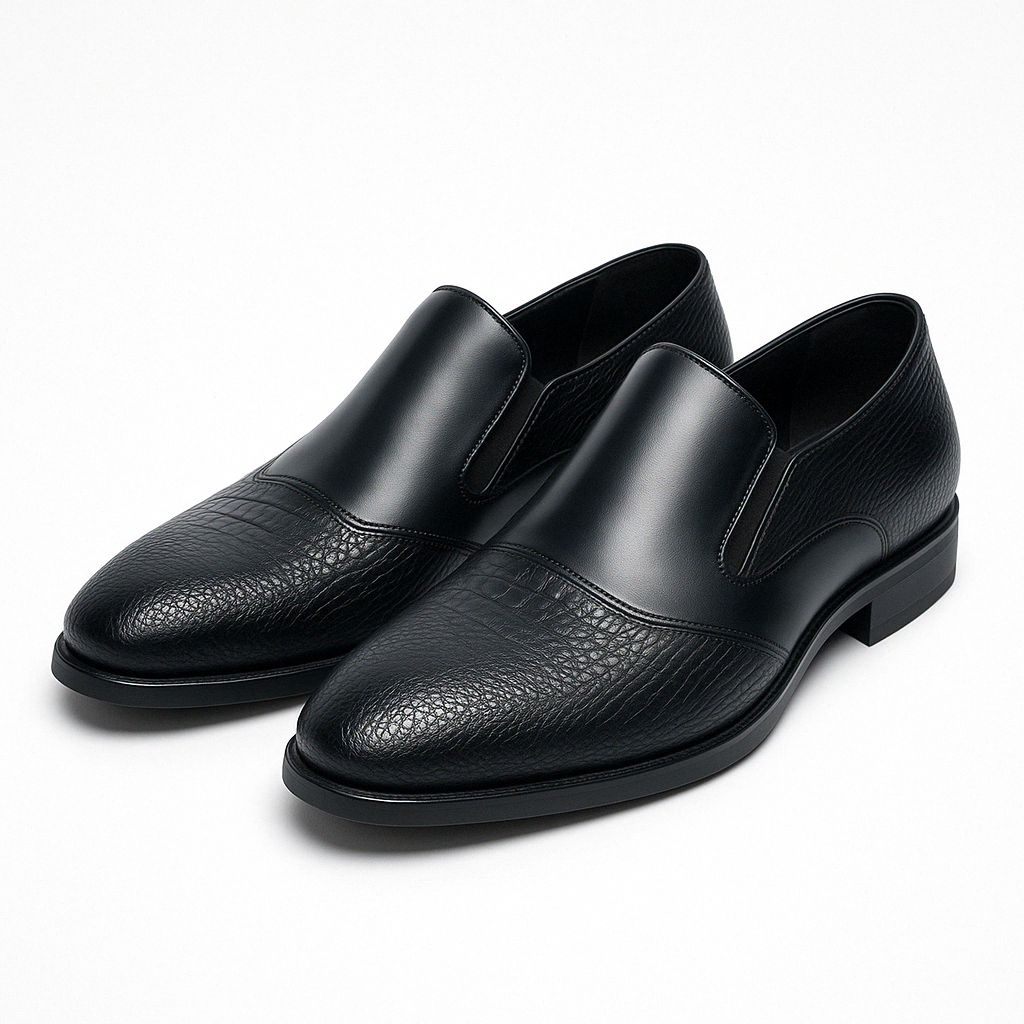Luminovi | Sharp Leather Loafers