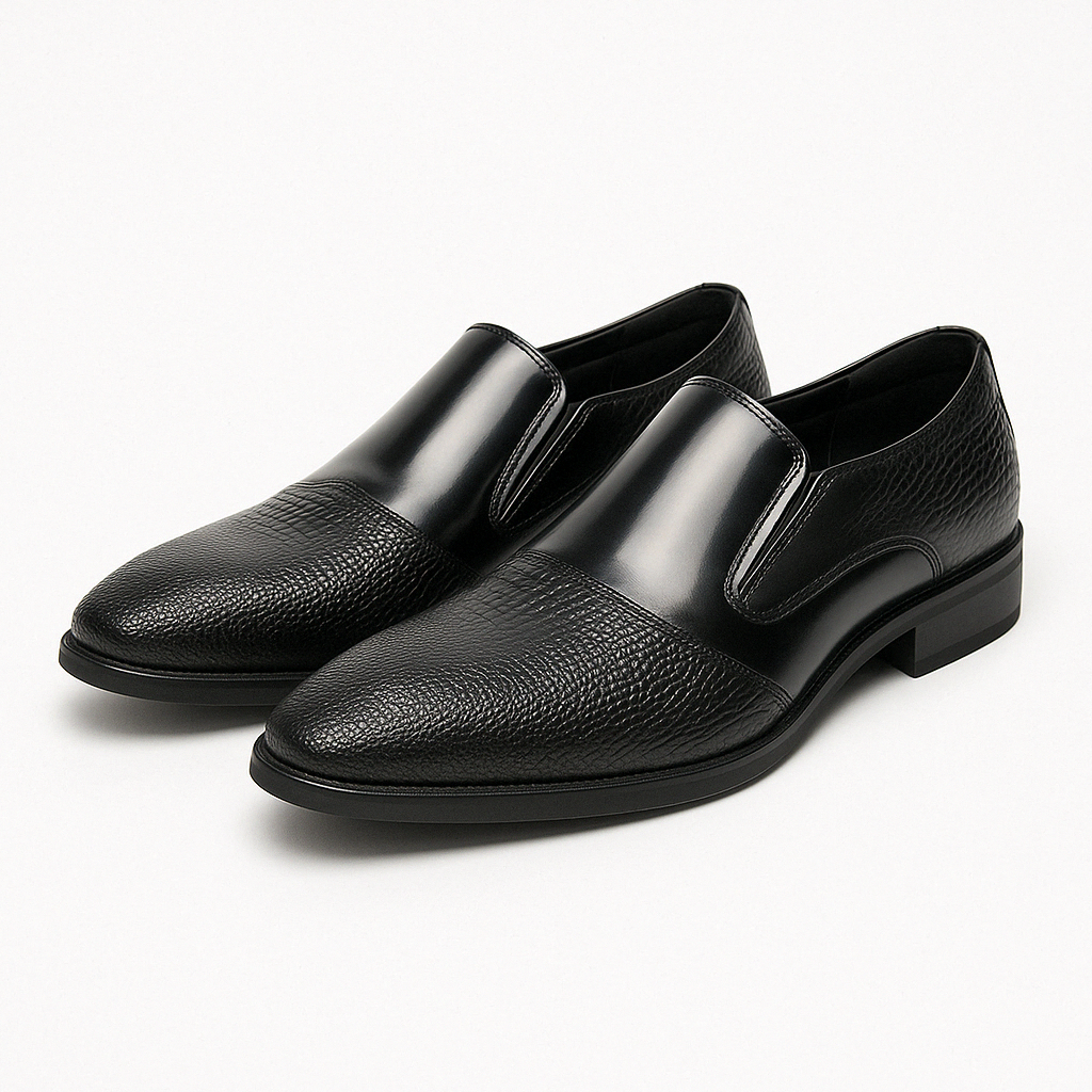 Luminovi | Sharp Leather Loafers