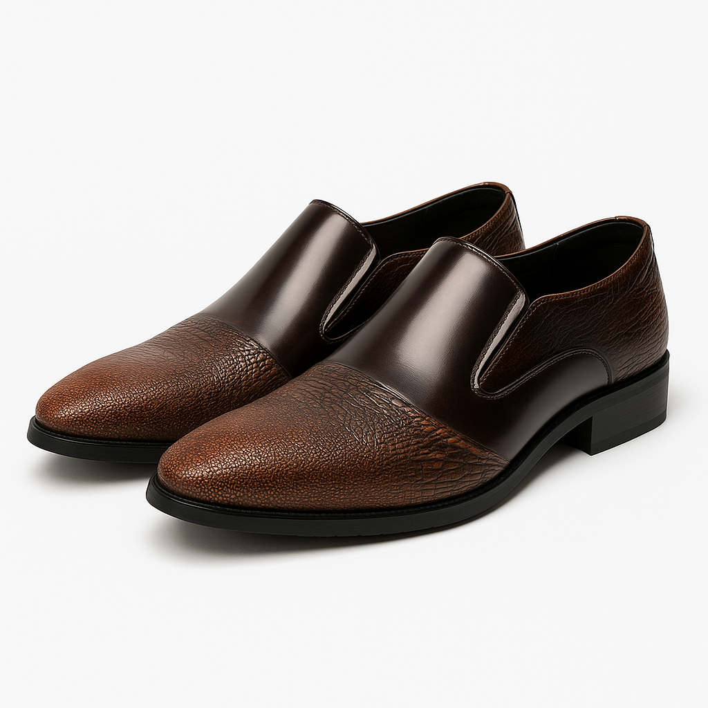 Luminovi | Sharp Leather Loafers