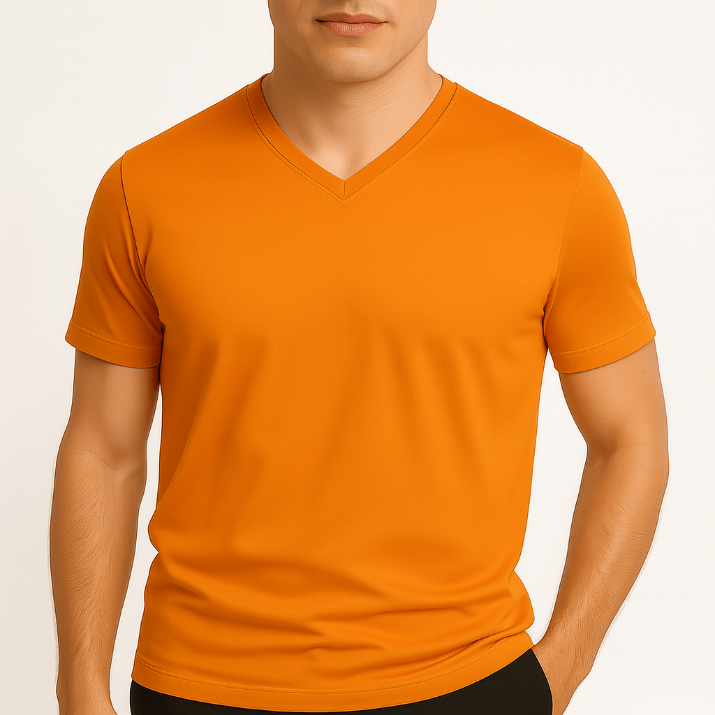 Luminovi | Slim Fit V-Neck Shirt
