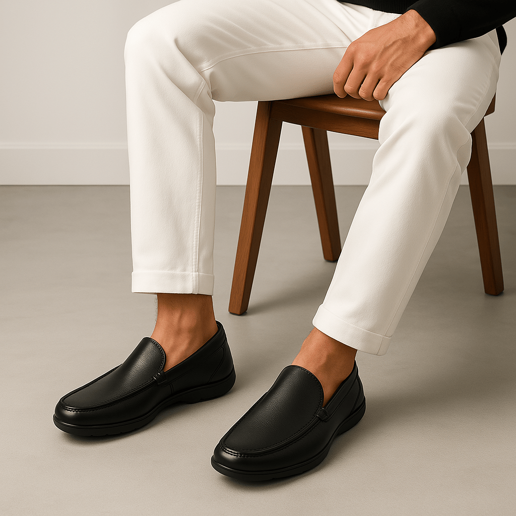 Luminovi | Smooth Leather Loafers