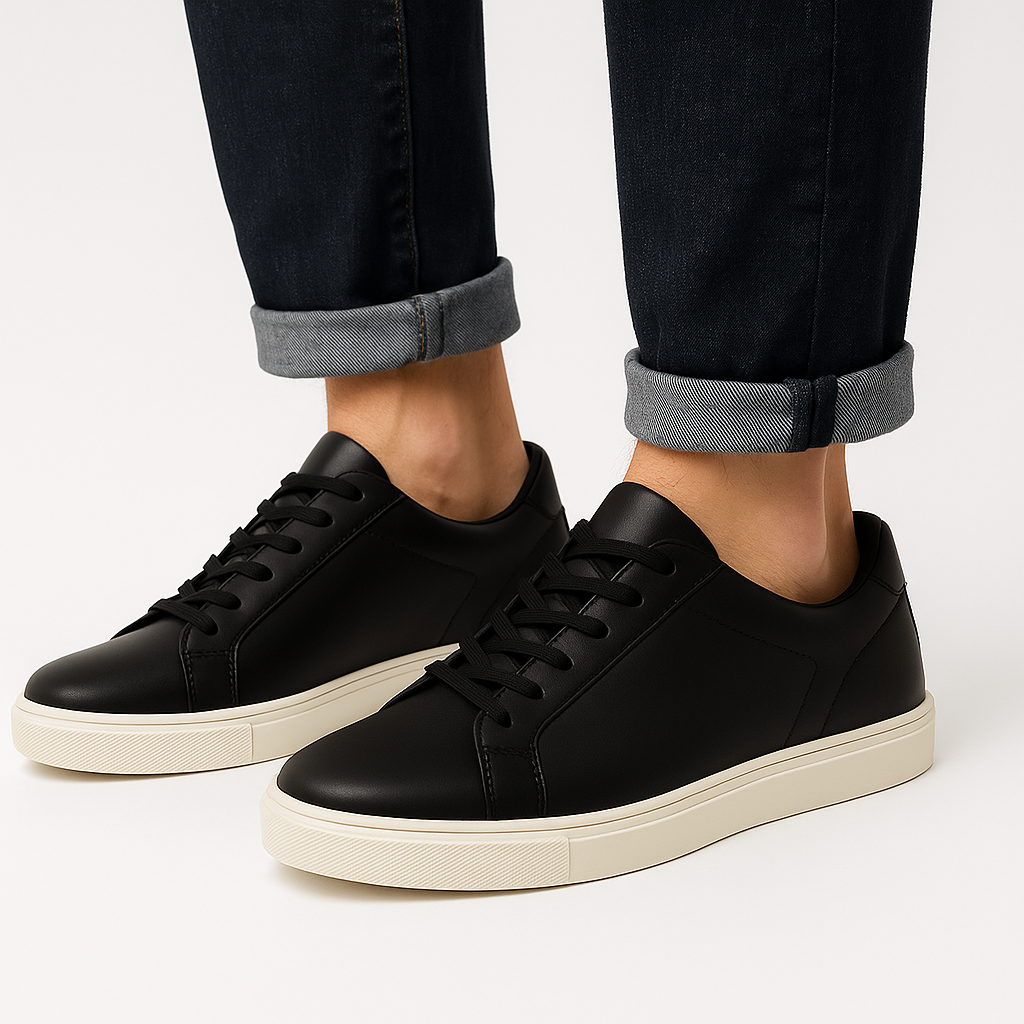 Luminovi | Smooth Leather Low-Top Sneakers