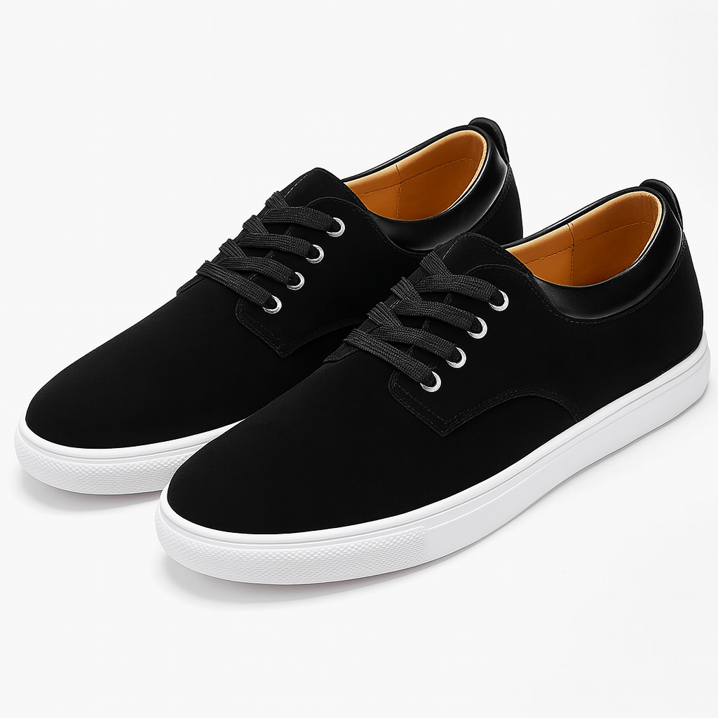 Luminovi | Suede Lace-Up Shoes