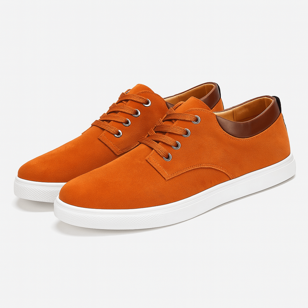 Luminovi | Suede Lace-Up Shoes