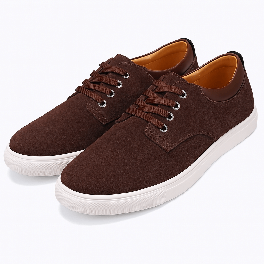 Luminovi | Suede Lace-Up Shoes