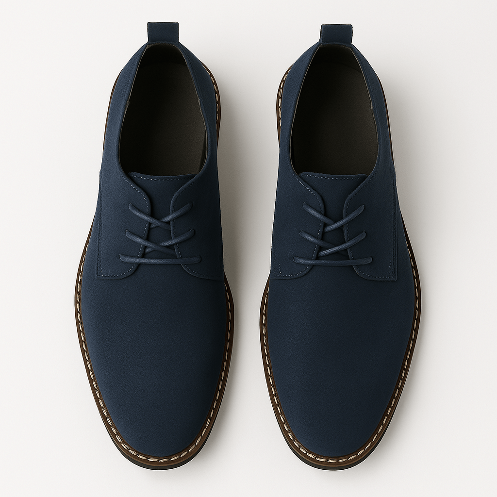 Luminovi | Suede Oxford Shoes