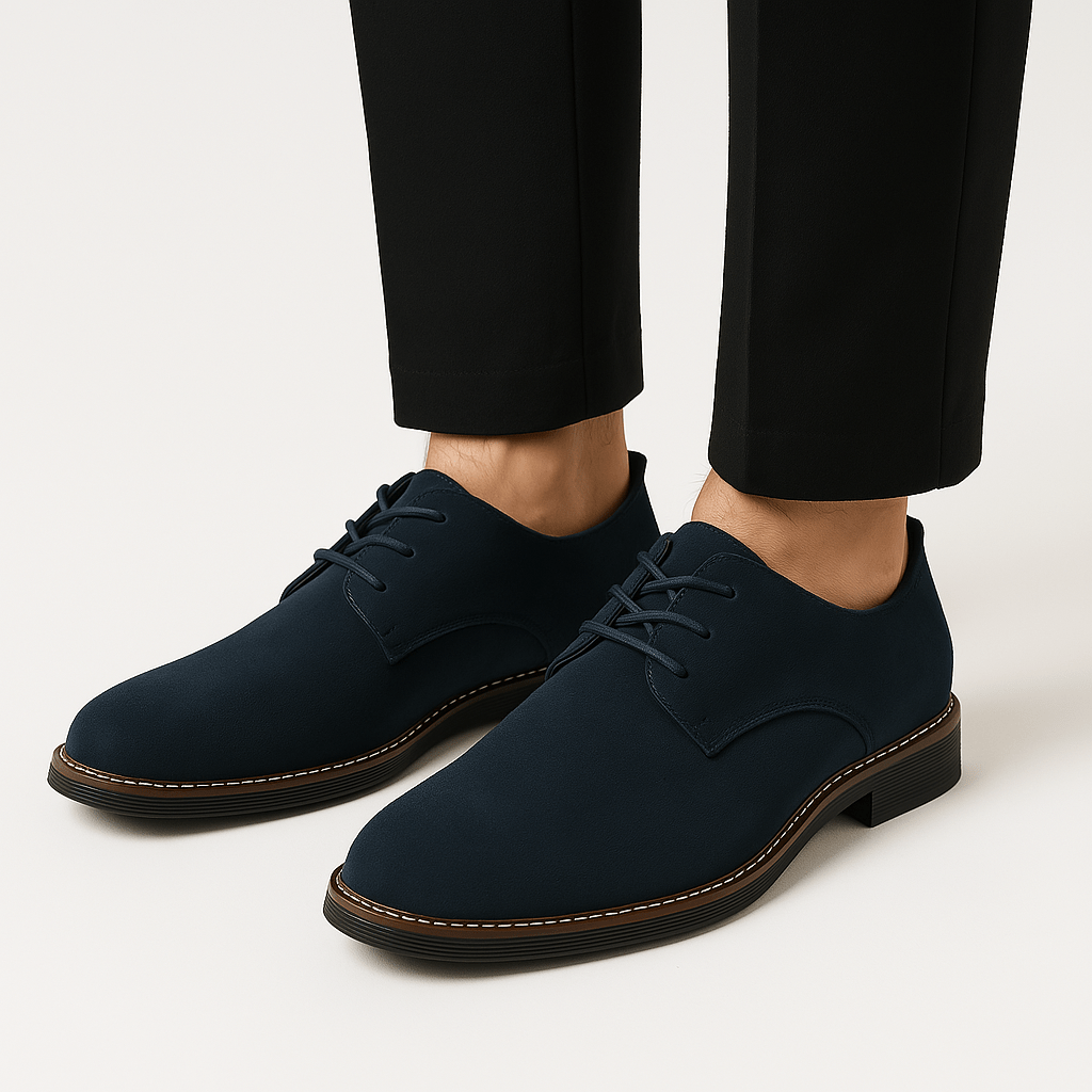 Luminovi | Suede Oxford Shoes