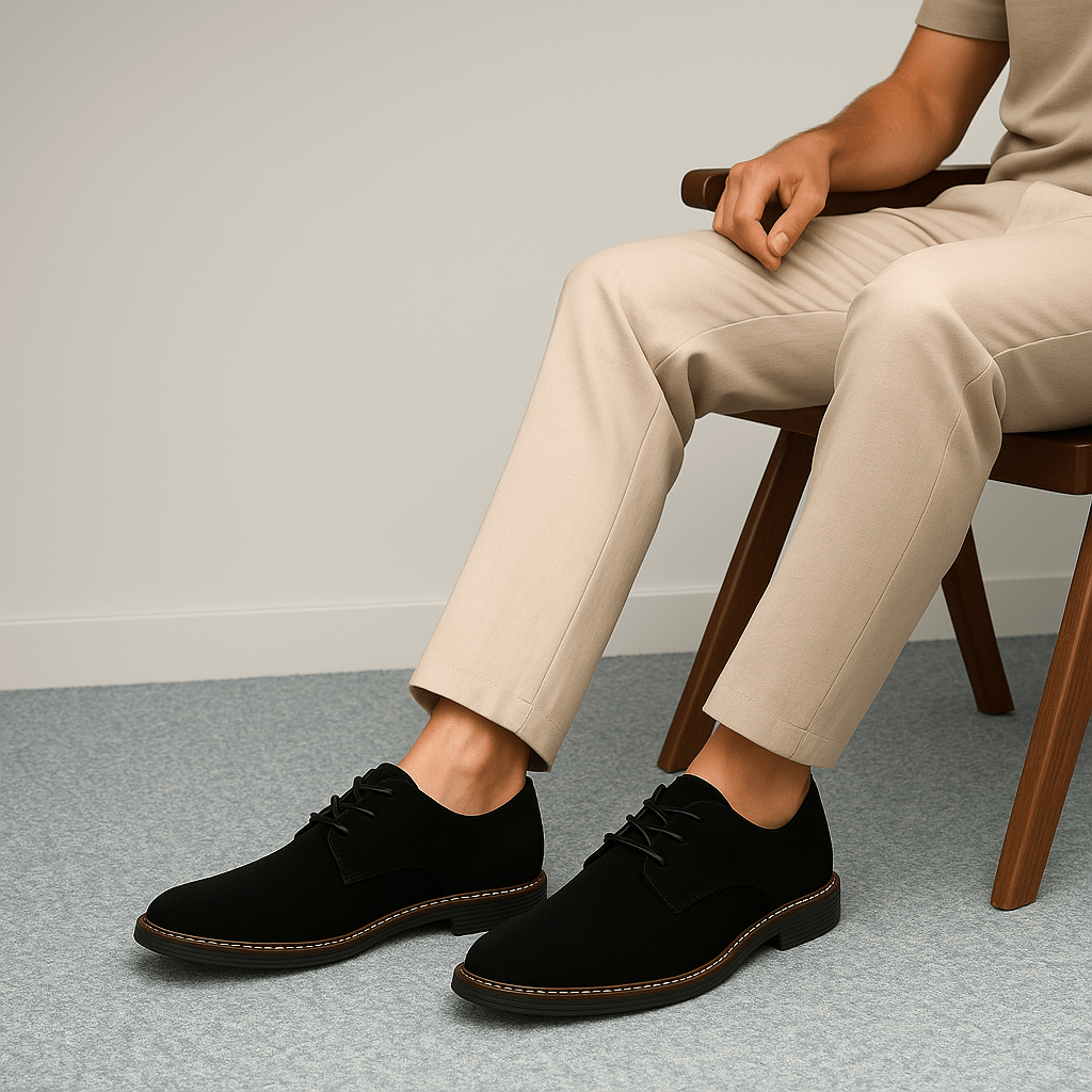 Luminovi | Suede Oxford Shoes