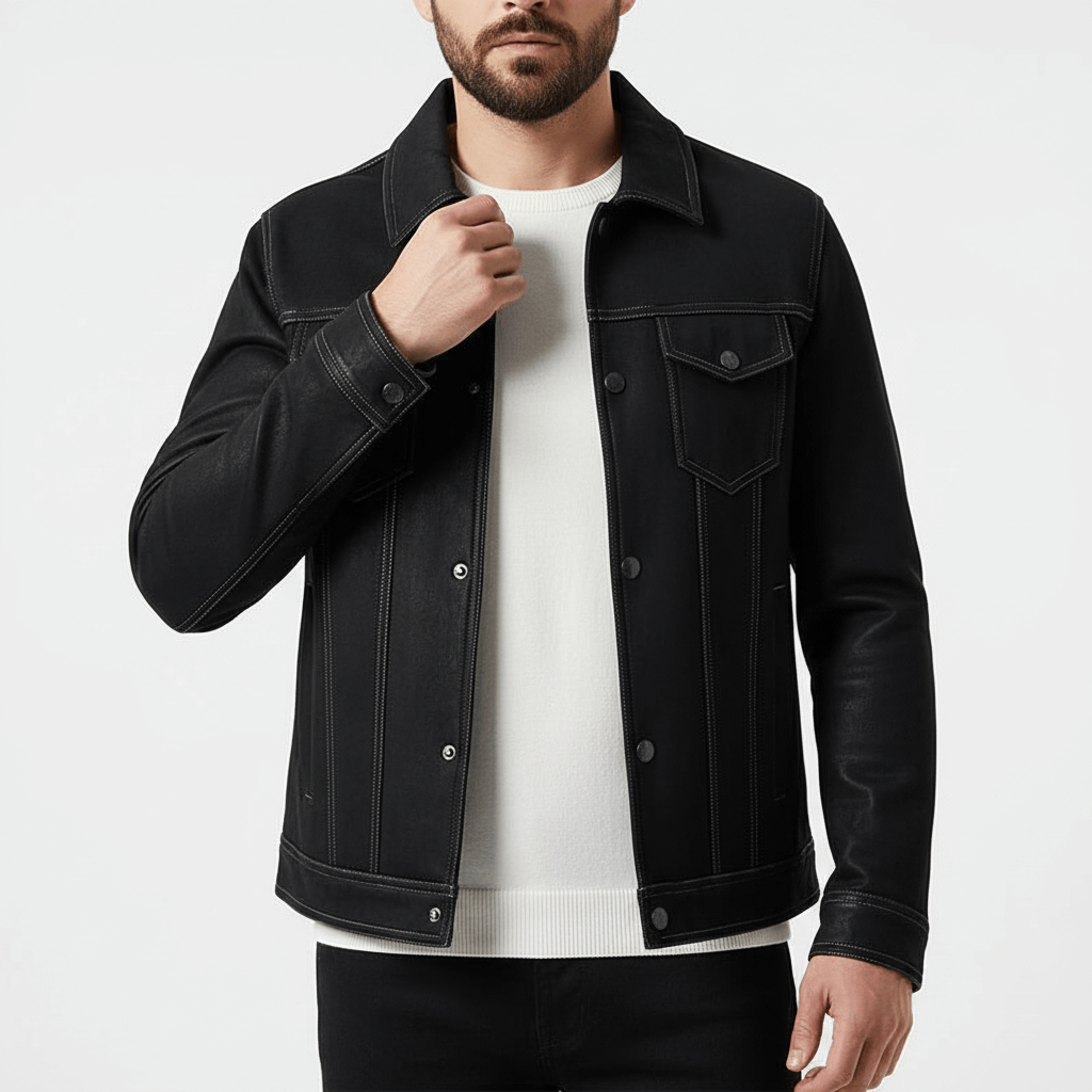 Luminovi | Suede Retro Jacket-Jacket
