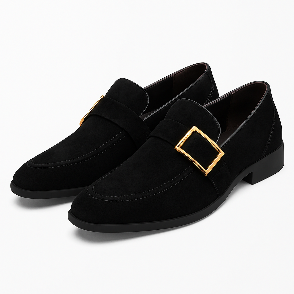 Luminovi | Suede Signature Loafers