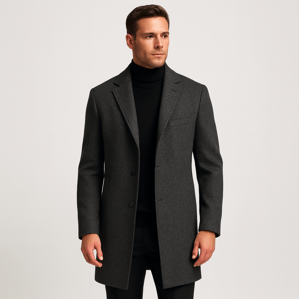 Luminovi | Tailored Winter Coat-Coat